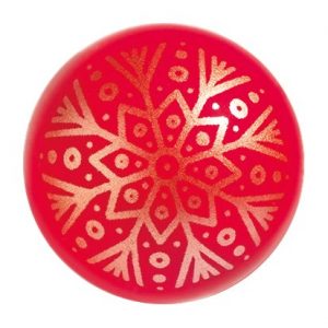 070497 PCB BALLEN CB FLOCON 3 DESIGNS Ø 3 CM 88STUKS ***S/CD***