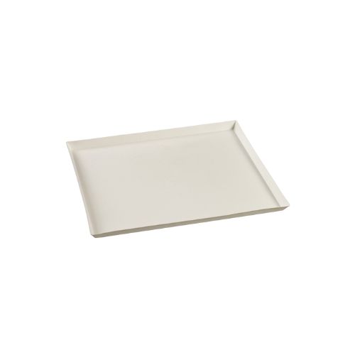 PLATEAU QUARTZ PULPE DE CANNE GN 1/2 32,5X26,5X1,6CM 25PCS 