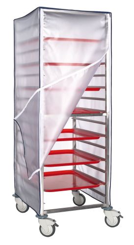 AFDEKKING MET BESCHERMENDE TREKLADDER 40/60E40STD 680X415 H1650MM