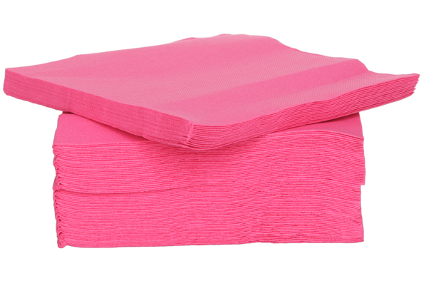 C&T PROF FUCHSIA ROZE SERVETTEN 38X38CM 40 STUKS