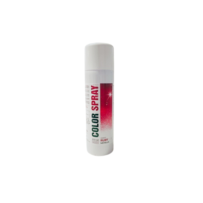 1024057 COLORANT EN SPRAY ROUGE RUBY/RUBIS METALIQUE 250ML