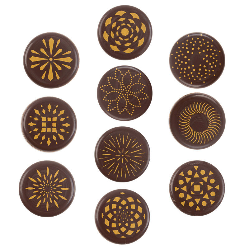 34934 RONDJE GOLD DARK 2CM 300ST = DOOS