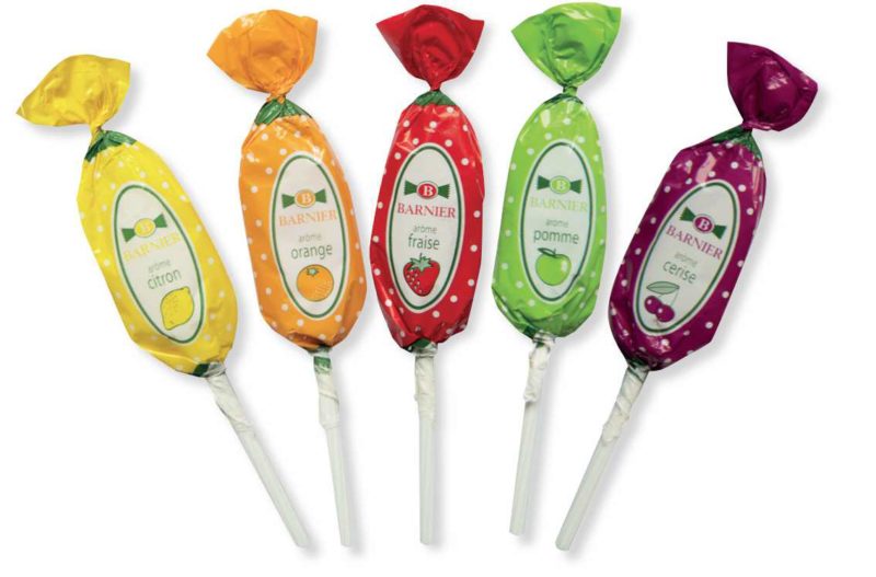 BARNIER SUCETTES FRUITS ASSORTIS EN VRAC 200 PCES - 3KG