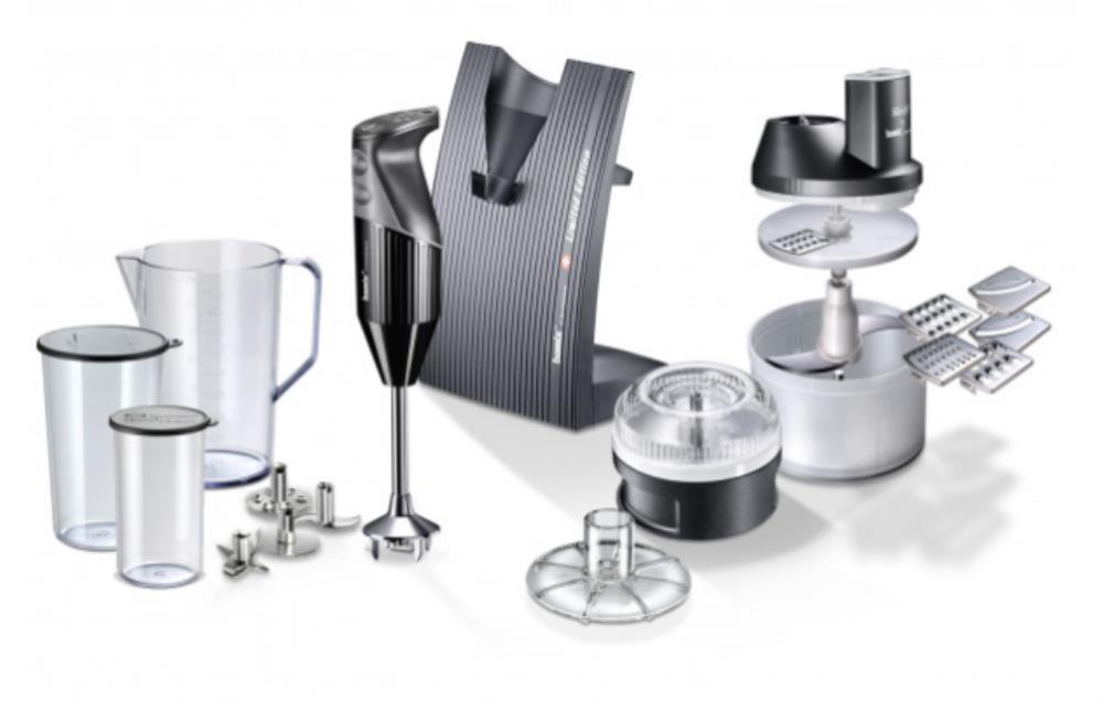 BAMIX SUPERBOX M250 ZWARTE BLENDER - 13,5CM SCHACHT ACCESSOIRES