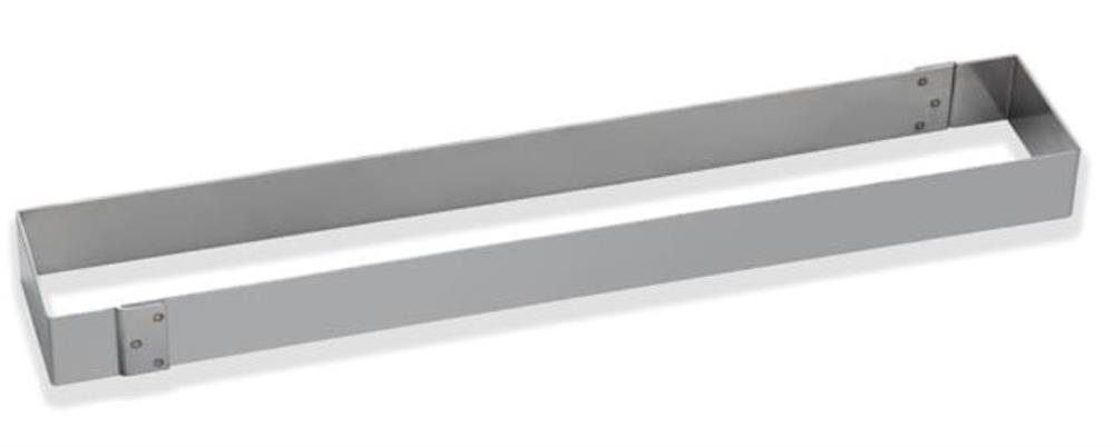 RECHTHOEKIG ROESTVRIJ STALEN KADER 57X9HT4.5CM