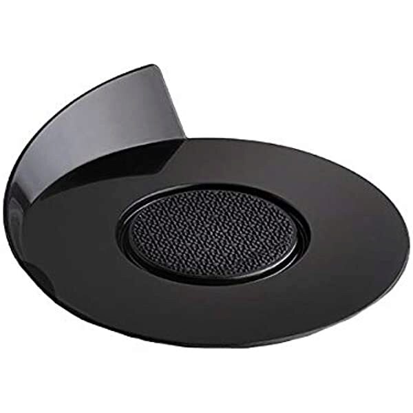ASSIETTE/PLATEAU NOIR ROND 86MM REUTILISABLE 100PCES