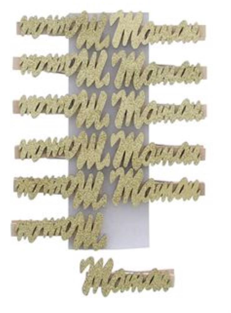  GOLD CLAMP “MOM” 12PCES 65XHT2533