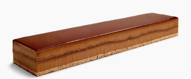 ❄️VAMIX B164 FANCY CHOCOLATE BAVARIAN STRIP 36 X 8CM 700GR