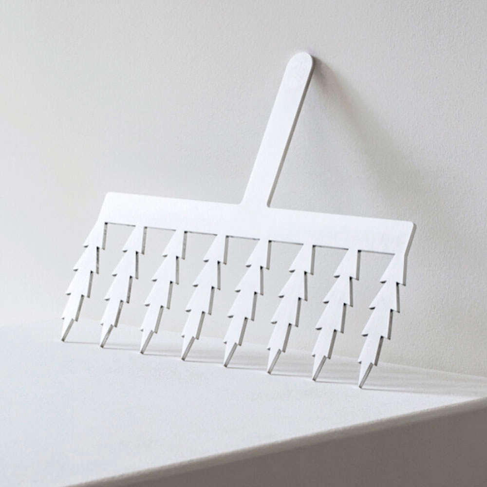 PEIGNE À TREMPER DÉCOR "8 PETALES DE 6 CM" MODÈLE "COMB"