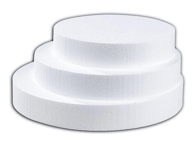 DISQUE EN POLYSTYRÈNE DIAM. 30CM HT 10CM