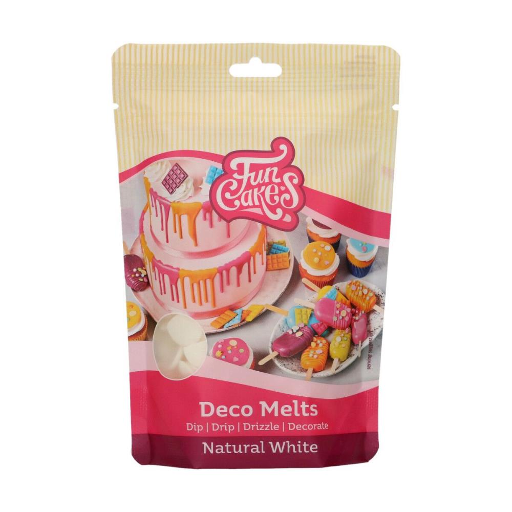 FUNCAKES DECO MELT WHITE 250GR