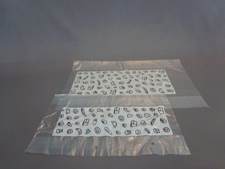 PLASTIC BREAD BAG HD 25+8X41X3 CM (41 X 25 CM) 12 MICRONS FOST+2026 INCLUDED (€12.64068) 3000 PIECES