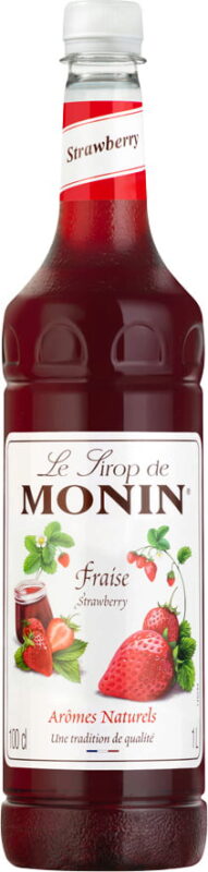 MONIN AARDBEIENSTROOP 1L "GLAS"