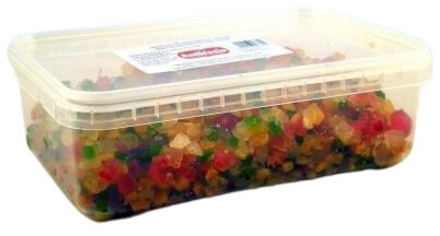 RUPTURE =>? FRUITS CONFITS HACHES AVEC +-15% BIGARREAUX 900GR