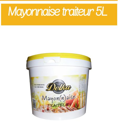 DELKA SAUCE MAYONNAISE TRAITEUR 5L