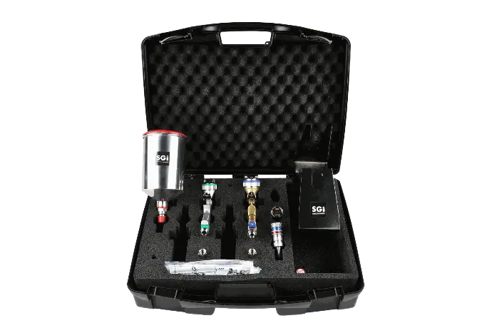 SGI VALISE AVEC 2 PISTOLETS POUR PULVERISATIONS DIVERSES PACK CONCOURS
