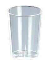 PEKET REUSABLE PP LIQUOR GLASS 2/4CL 43X52MM TRANSPARENT 50 PCS