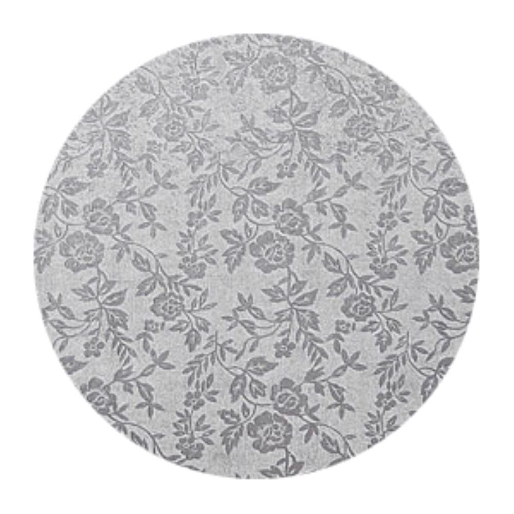 1030349 ZILVER VIERKANT PLAAT DIAM Ø 40CM