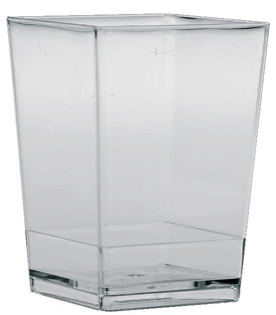 VERRINE PLASTIQUE CUBIC 120ML SACHET DE 100 PCS