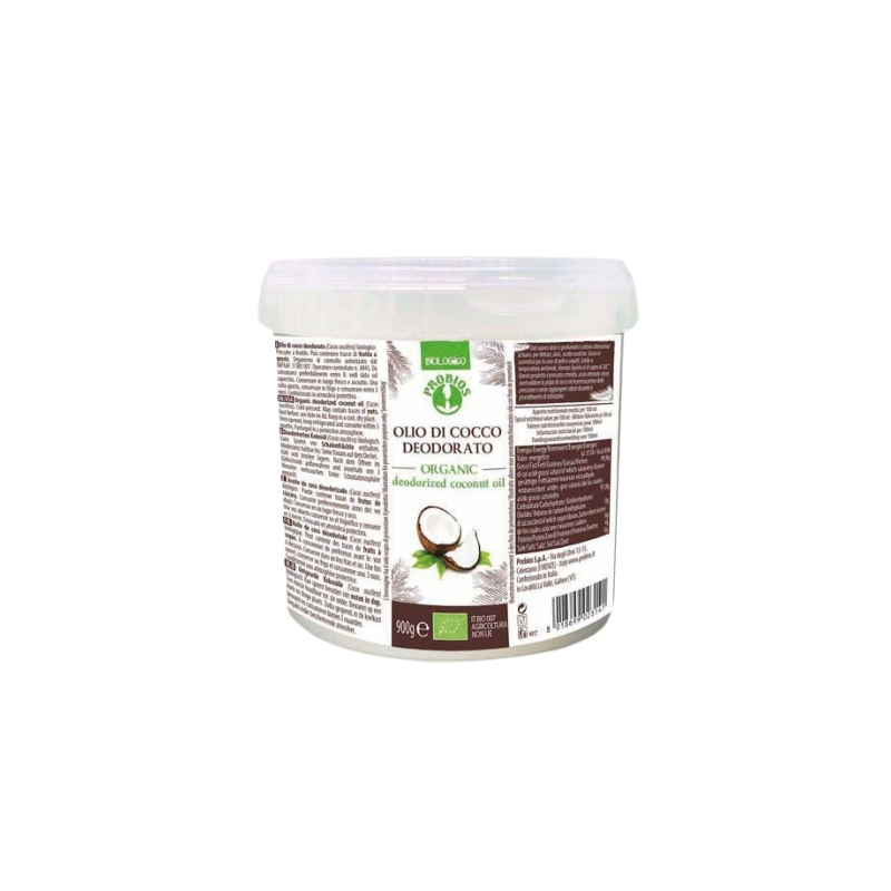 PROBIOS ORGANIC DEODORIZED COCONUT OIL 900GR