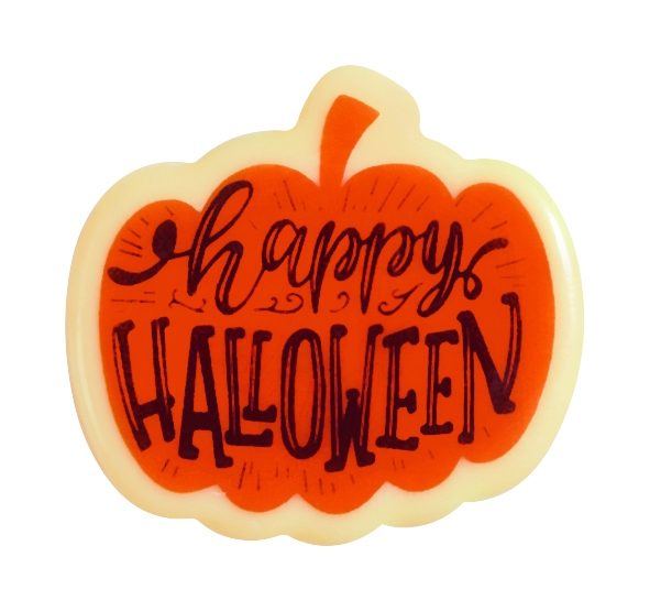 088100 PCB PUMPKINS CB HAPPY HALLOWEEN 4X3.7CM 108PCS ***S/CDE***