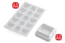 SILIKOMART - MOULE SILICONE - KIT COUSSIN COEUR TI VOGLIO BENE 100 X 100 HT 30 MM VOL 270ML