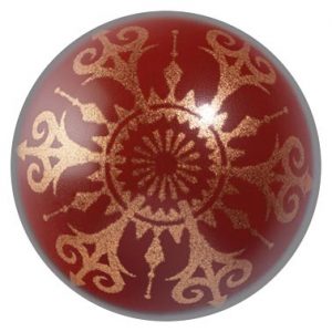 074205 PCB BOULES CN ECLAT D HIVER 4 DESIGNS Ø 3 CM 88PCES ***S/CD***