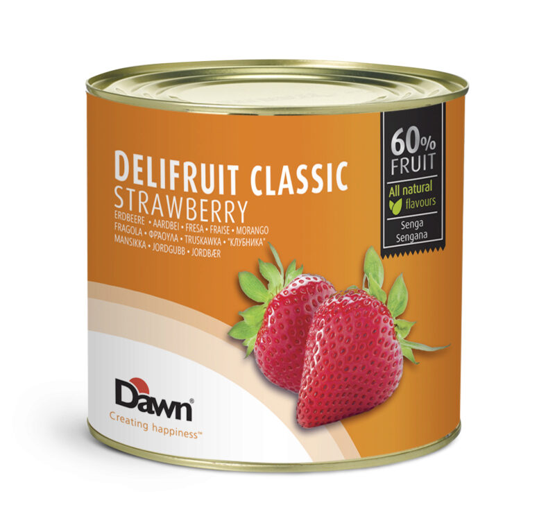 DAWN DELIFRUIT CLASSIC AARDBEI 2,7KG = BLIK