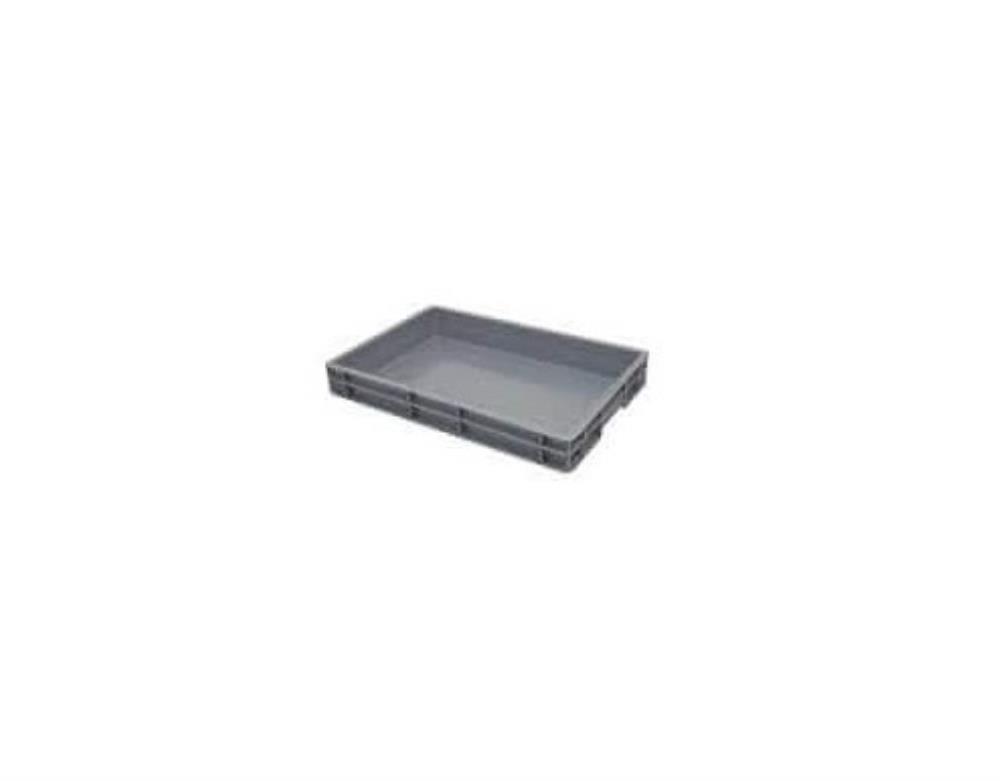BAC EURONORM PF/PLEIN 60X40XH8CM GRIS-15L BUDGET LINE