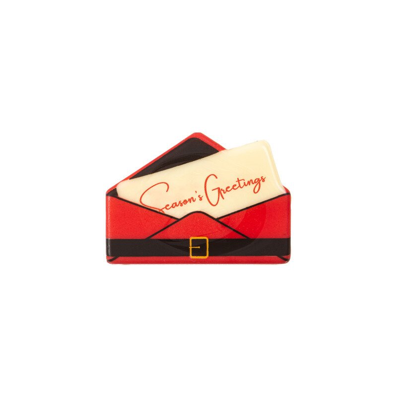 *FF* 2015655 PLAQUETTE ENVELOPPE SEASON S GREETINGS 5X3,6CM 60PCS ***S/CDE***