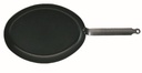 BOURGEAT CLASSE CHEF OVALE VISPAN 40CM ANTI-AANBAK ALUMINIUM 4 LAGEN