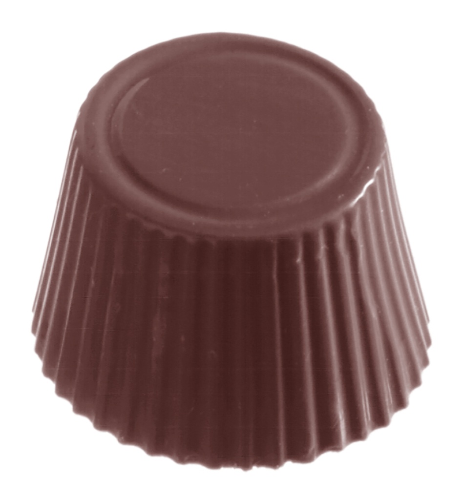CW1003 3X8 OVAL CUP CHOCOLATE MOLD -- 14GR