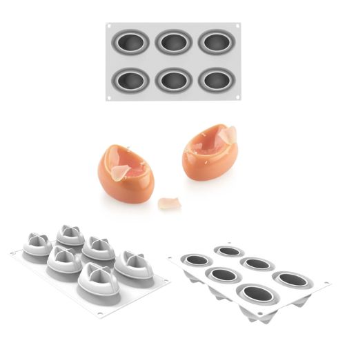 SILIKOMART MOULE SILICONE NEBULA 85 N.6 7,5X5,2XH4,7CM VOL 85ML