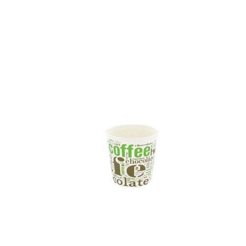 GOBELETS A CAFE VERT 10CL 50PCES