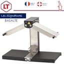 LA BREZIERE "BASALTE" SCRAPER 2 RAMPS 1/4 WHEEL 900 WATTS - STAINLESS STEEL/PAINTED STEEL