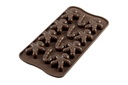 +MOULE A PRALINE EN SILICONE BRUN MR GINGER SCG12