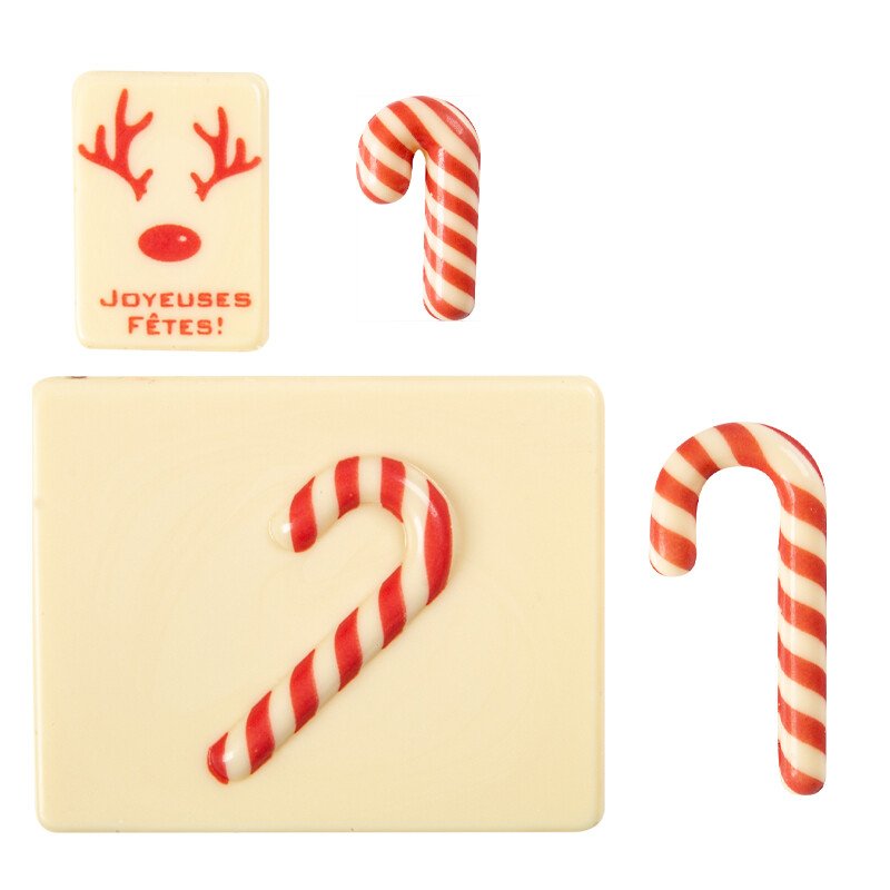 15701 KIT DECORS CHOCOLAT 1 BUCHE SUCRE D