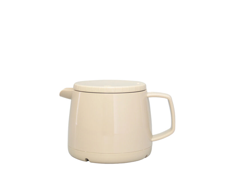 KLEINE THERMOSKAN 0,30L BEIGE - SCHROEFDOP VAATWASMACHINEBESTENDIG - PLASTIC LAMPJE
