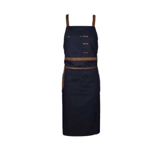 PAVELINNI BARCELONA APRON BLUE FABRIC BIB 100X70CM - 35% COTTON-65% POLYESTER