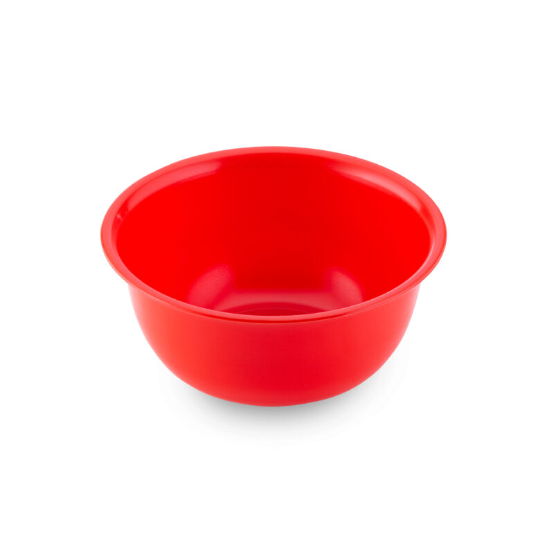 ROOD POLYPROPYLEEN BESLAGKOM DIAM 36CM - 9L
