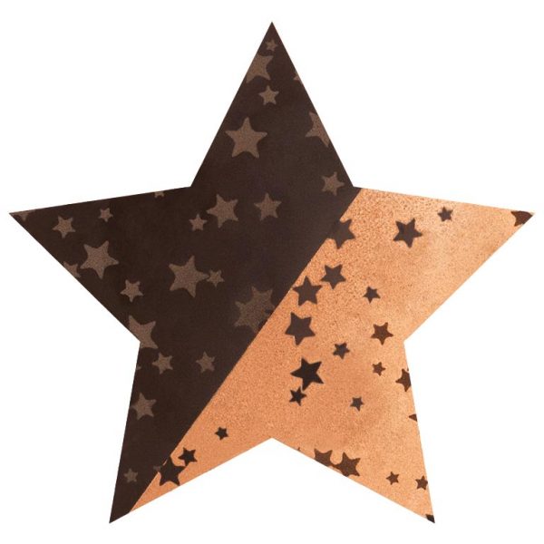 060516 PCB STARS CN RAIN OF STARS 4 DESIGNS 120PCS ***S/CD***