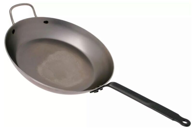 DE BUYER INDU CARBONE STEEL POELE 32CM COUPE LYON.