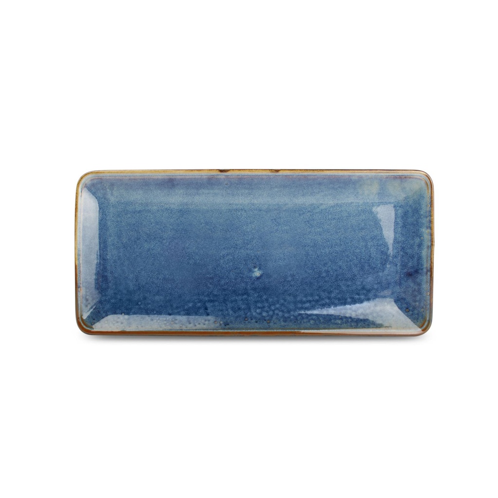 F2D NOVA BLUE ASSIETTE RECT. 16XHT35.5CM