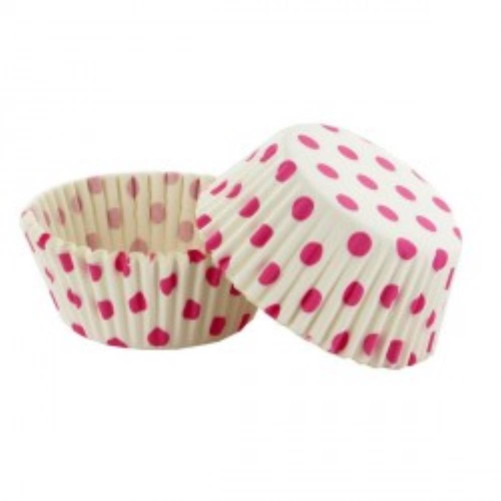 WHITE CUPCAKE CASE PINK WEIGHT 50 PCES FOST+ INCLUDED
