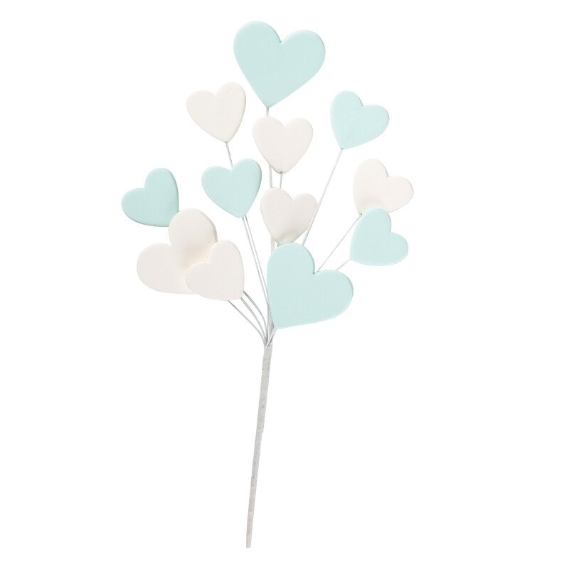 1051519 COEURS BLEUS SUR PIC ***S/CDE***