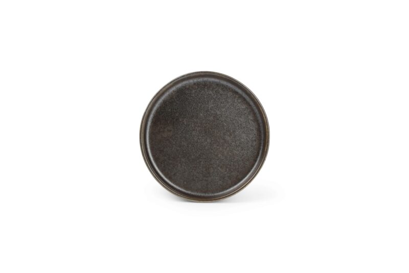 F2D BLACK CERES FLAT PLATE 13.5XH2CM - 642002