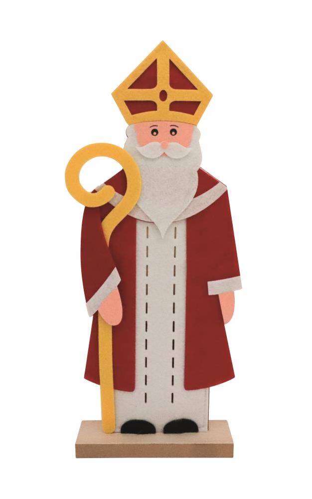 SAINT NICOLAS EN FEUTRE A POSER 420MM