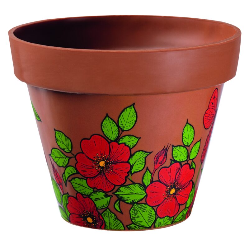 087186 PCB-GEDRUKTE POTENTILLA-VELLEN VOOR KLEINE POT 25,8X9,8 CM 20 STUKS ***OP BESTELLING***