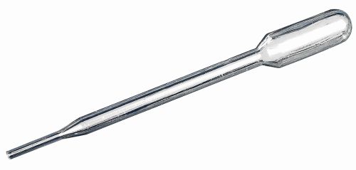 TRANSPARENT PIPETTE 1ML H9CM Ø1CM 100 PCES FOST+ INCLUDED