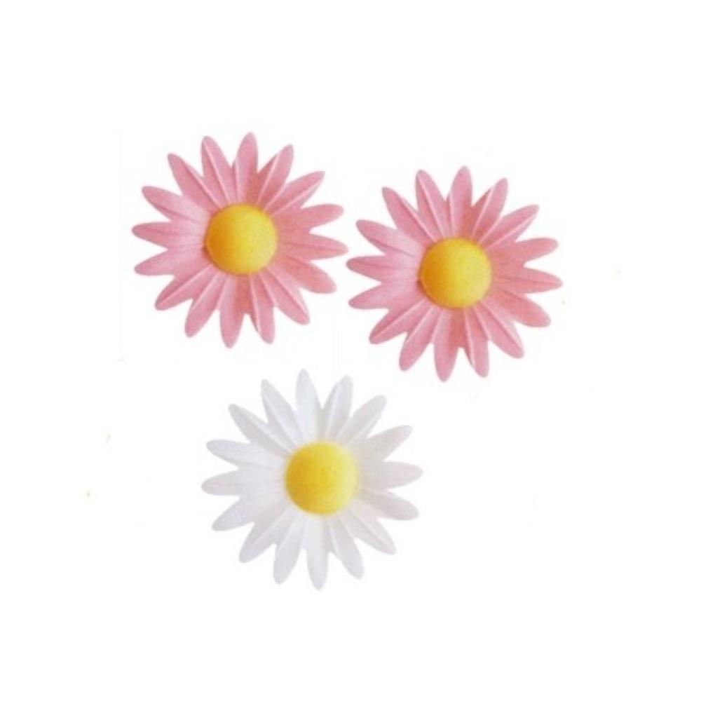 M05 MADELIEFJE HOSTIE DUO ROZE EN WIT 45MM 100 STUKENS